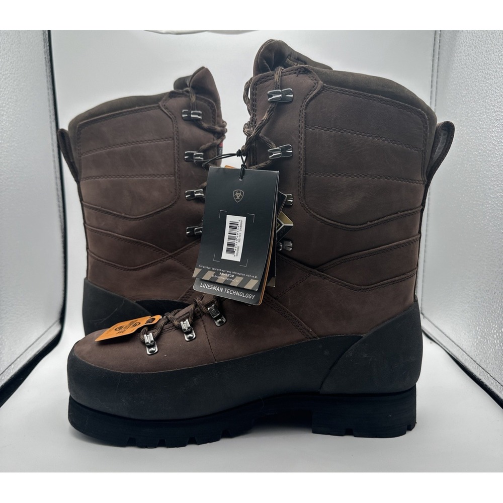 Ariat Linesman Ridge 10" GORE-TEX Composite Toe Work Boot Size 10.5 New with Tag